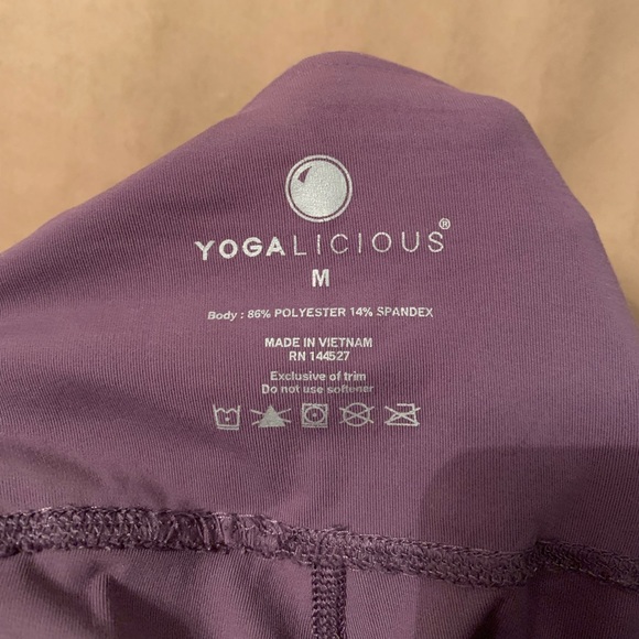 Light Purple Yogalicious Leggings - Picture 4 of 4
